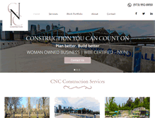Tablet Screenshot of cnc-construction.com